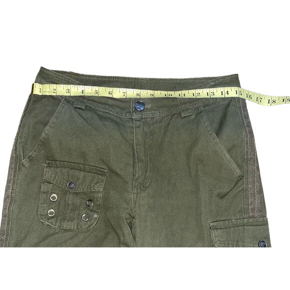 Free Knight Japan Green Cargo Tactical Army Military Pants Size 29 - Picture 3 of 9